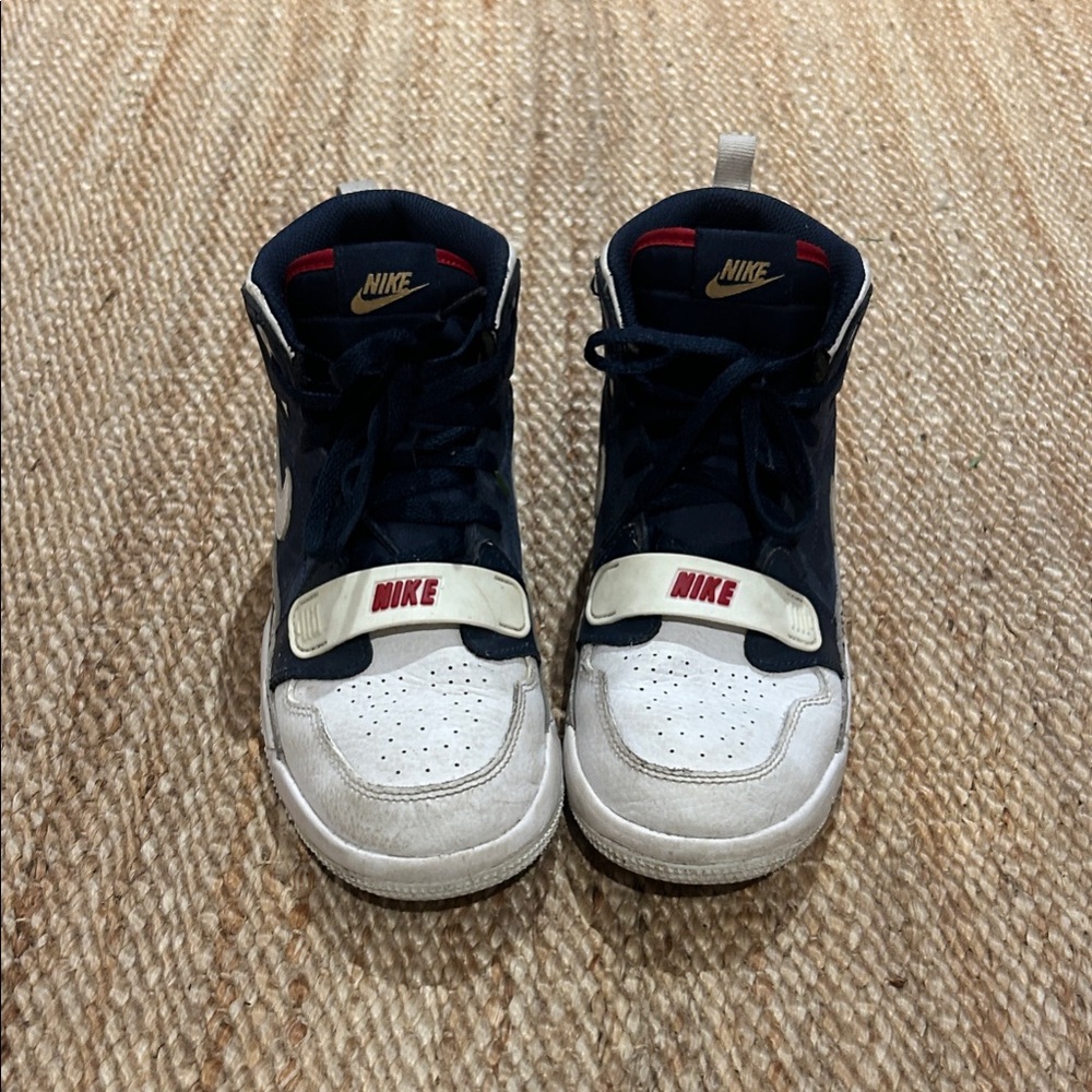 Nike Air Jordan kids' Navy and White Sneakers